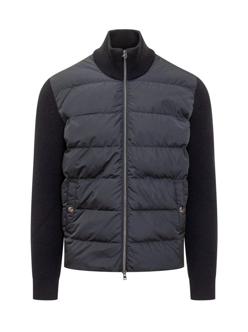 Giacca in maglia e tessuto tecnico Herno | MP000126U 700619200